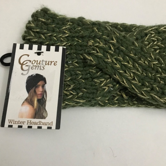 Women’s Headband Green Color One Size - Picture 2 of 7